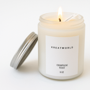 Champagne Toast Candle