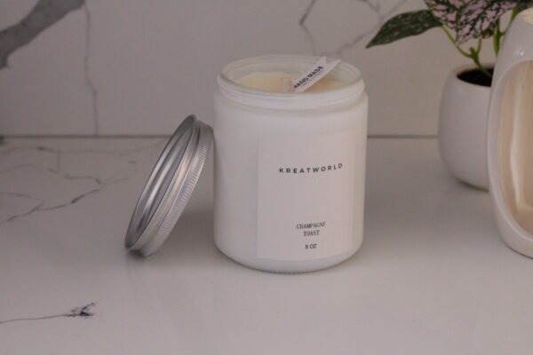 Pack of 6 Candles - Champagne Toast - Image 3