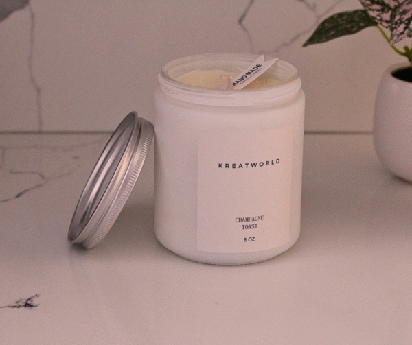 Pack of 3 Candles - Champagne Toast - Image 4