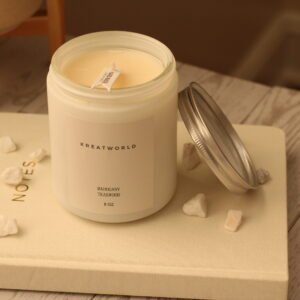 Mahogany Teak Wood Candle | Long-Lasting Rich Aroma